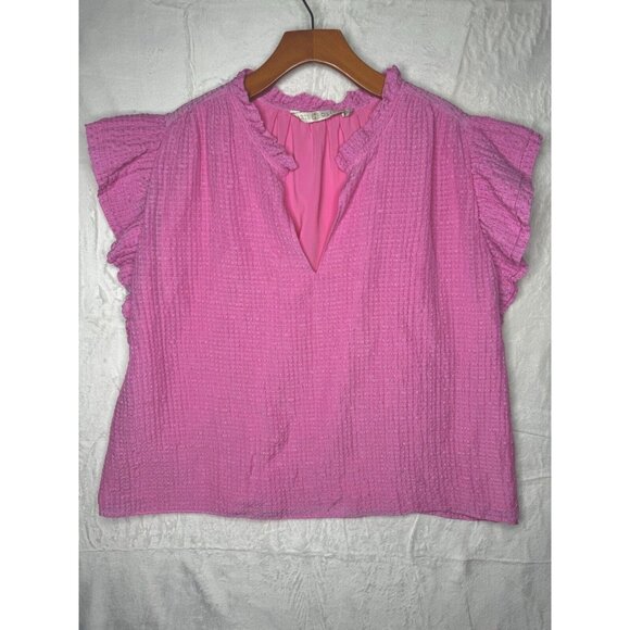 Marie Oliver Tops - MARIE Oliver Merritt Top‎ Blouse Women Azalea Size XL